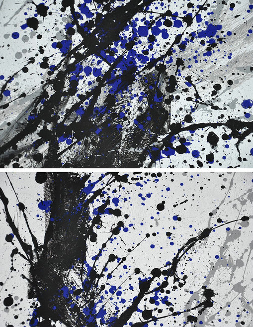 Large Abstract Art Handmade Oil Painting,Hand-Painted Black,Original Abstract Painting Canvas Art